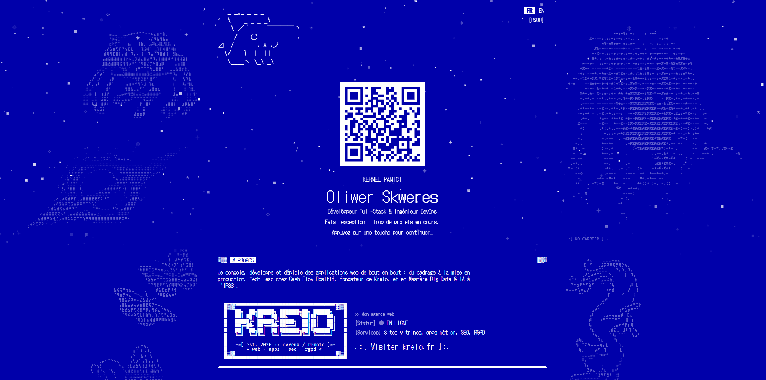 Aperçu du site Oliwer Skweres